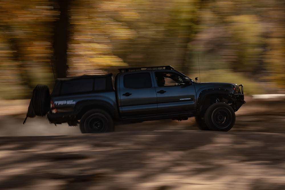 Toyota Tacoma on Pilot Rock Trail with Performance Off-road Shocks