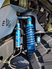 King Coilover shocks with reservoirs on a Jeep Wrangler JK